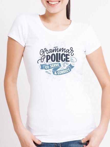 Tricou Grammar police