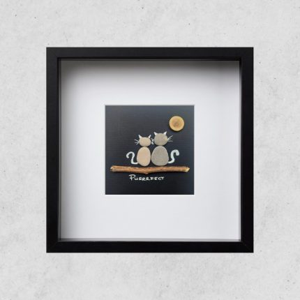 Tablou cu pietre Cats