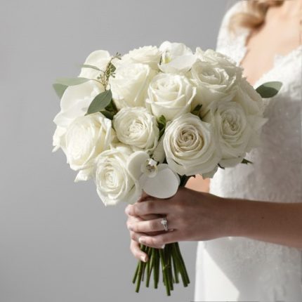 buchet mireasa orhidee